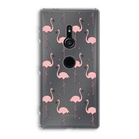 Anything Flamingoes: Sony Xperia XZ2 Transparant Hoesje