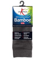 Bamboe sok lang antraciet maat 47-50