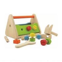 Pintoy houten gereedschapskist met inhoud Pintoy houten gereedschapskist met inhoud