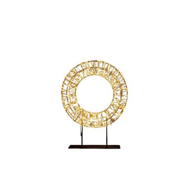 Krans op voet 800l 28x6 cm classic warm - Annas collection