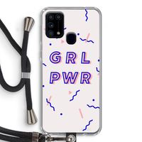 GRL PWR: Samsung Galaxy M31 Transparant Hoesje met koord