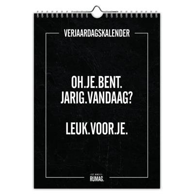 Rumag Verjaardagskalender