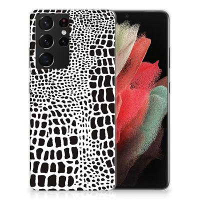 Samsung Galaxy S21 Ultra | TPU Hoesje | Slangenprint