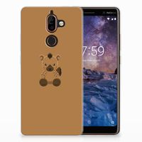 Nokia 7 Plus Telefoonhoesje met Naam Baby Hyena - thumbnail