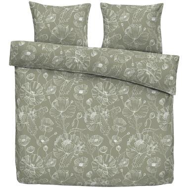 Dekbedovertrek Lili - groen - 240x200/220 cm - Leen Bakker