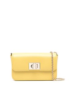 Furla mini sac porté épaule 1927 en cuir - Jaune