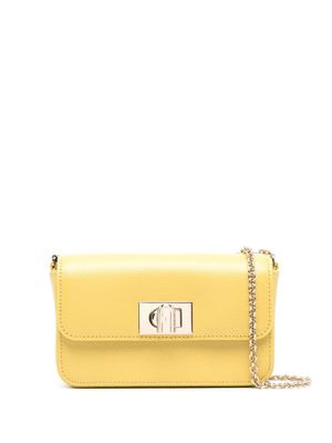 Furla mini sac porté épaule 1927 en cuir - Jaune