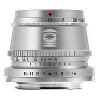 TTArtisan APS-C 35mm f1.4 MFT zilver