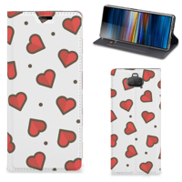 Sony Xperia 10 Plus | Hoesje met Magneet | Hearts