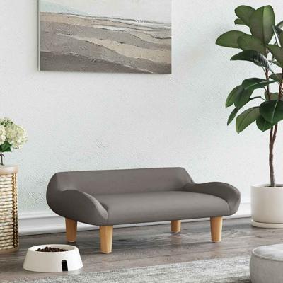 VidaXL Hondenmand 70x40x24 cm stof taupe