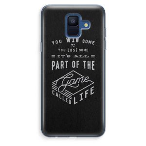 Life: Samsung Galaxy A6 (2018) Transparant Hoesje