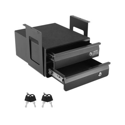 VEVOR Onder Bureau Lade met Plank Onderbouw Bureau 365x335x250mm 2-Compartiment