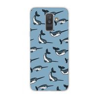 Narwhal: Samsung Galaxy A6 Plus (2018) Transparant Hoesje