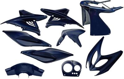 Plaatset 9-delig Edge voor Yamaha Aerox tot bouwjaar 2014 - blauw metallic Plaatset 9-delig Edge voor Yamaha Aerox tot bouwjaar 2014 - blauw metallic