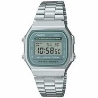 Unisex horloge Casio A168WA-3AYES Groen Zilverkleurig (Ø 35 mm)