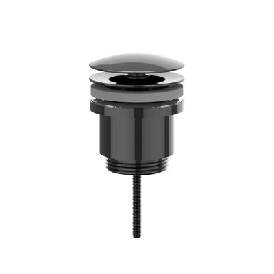 Design Afvoerplug IVY Always Open Zwart Chroom PVD