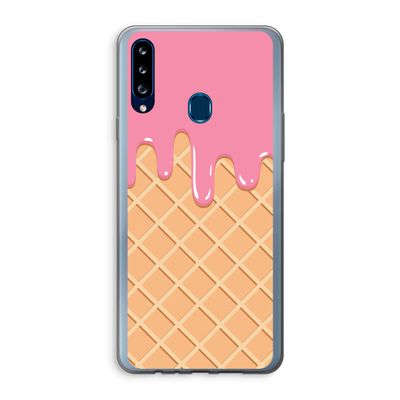 Ice cream: Samsung Galaxy A20s Transparant Hoesje