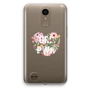 GRL PWR Flower: LG K10 (2017) Transparant Hoesje