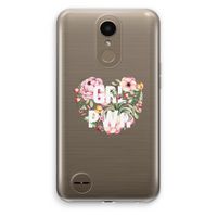 GRL PWR Flower: LG K10 (2017) Transparant Hoesje