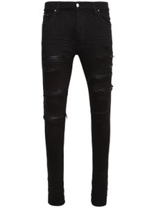 AMIRI jean skinny Thrasher à effet usé - Noir