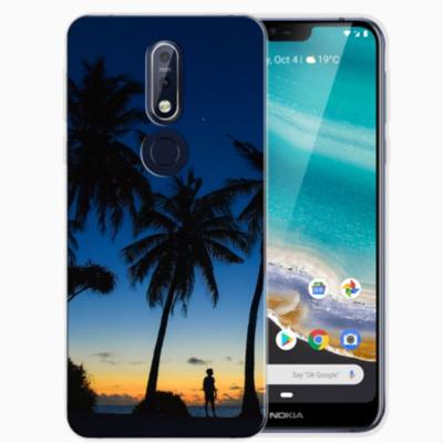 Nokia 7.1 TPU | Hoesje maken | met Foto | Eigen telefoonhoesje ontwerpen | Op maat gemaakt