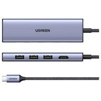 UGREEN CM511 6-in-1 USB-C Hub USB-C dockingstation Geïntegreerde kaartlezer