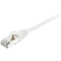 Equip 605518 RJ45 Netwerkkabel, patchkabel CAT 6 S/FTP 15.00 m Wit Vergulde steekcontacten 1 stuk(s) - thumbnail