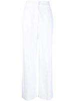 Fabiana Filippi pantalon évasé à taille haute - Blanc