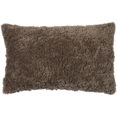 Leen Bakker - Sierkussen Brett - 30x50 Cm - Polyester - Taupe