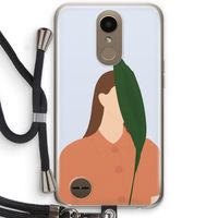 Leaf: LG K10 (2017) Transparant Hoesje met koord