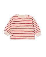 HEMA Baby T-shirt strepen rood (rood)