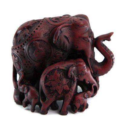 Beeld Olifant Gezin (10 cm)