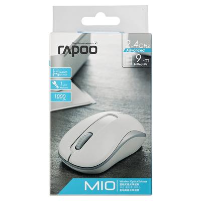Rapoo muis opt. 2.4ghz wit m10