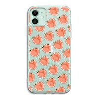 Just peachy: iPhone 11 Transparant Hoesje