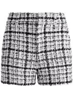 alice + olivia short en tweed Paula à taille haute - Noir - thumbnail