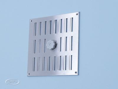 Schuifrooster RVS met vliegengaas RVS