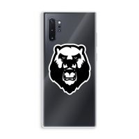 Angry Bear (white): Samsung Galaxy Note 10 Plus Transparant Hoesje