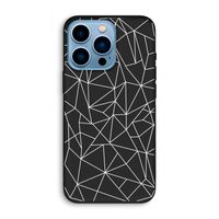 Geometrische lijnen wit: iPhone 13 Pro Biologisch afbreekbaar hoesje