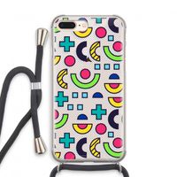 8-bit N°6: iPhone 8 Plus Transparant Hoesje met koord