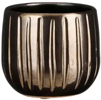 Mica Decorations bloempot Pablo 14x12cm brons