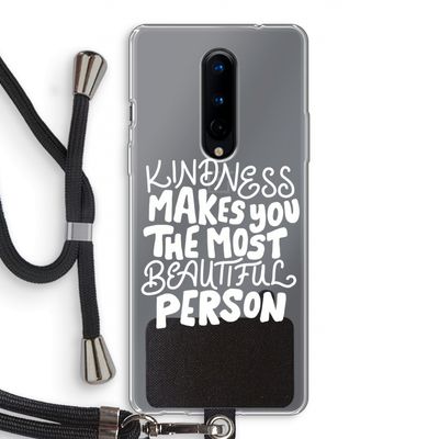 The prettiest: OnePlus 8 Transparant Hoesje met koord