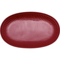 GreenGate Biscuit Bord (Serveerbord) Alice Claret red (23.5 x 14.5 cm) - thumbnail