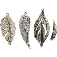 Creativ Company Veren, d 29-55 mm, gatgrootte 12-20 mm, antiek zilver, 4x10 stuk/ 1 doos