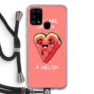 One In A Melon: Samsung Galaxy M31 Transparant Hoesje met koord