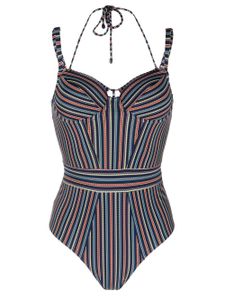 Marlies Dekkers maillot de bain à rayures - Bleu