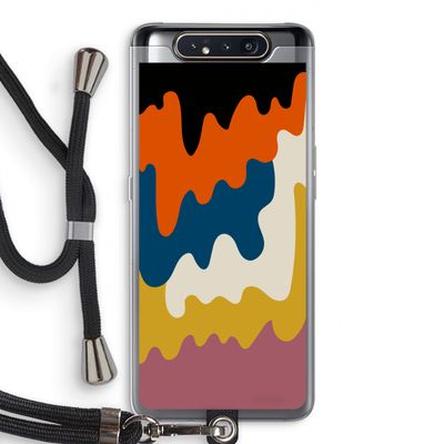 Baar A: Samsung Galaxy A80 Transparant Hoesje met koord