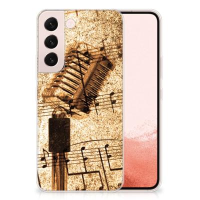 Samsung Galaxy S22 | Siliconen hoesje | met foto Bladmuziek Samsung Galaxy S22 | Siliconen hoesje | met foto Bladmuziek