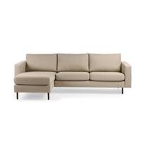 Haluta - Hoekbank Levi - 251x153x82 cm - Beige - Links