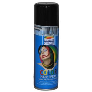 Carnaval verkleed haar verf - zwart - busje 111 ml - Haarspray - Haar kleuren - carnaval