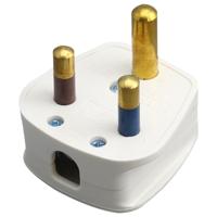 Driepolige cilinder 15A stekker UK plug